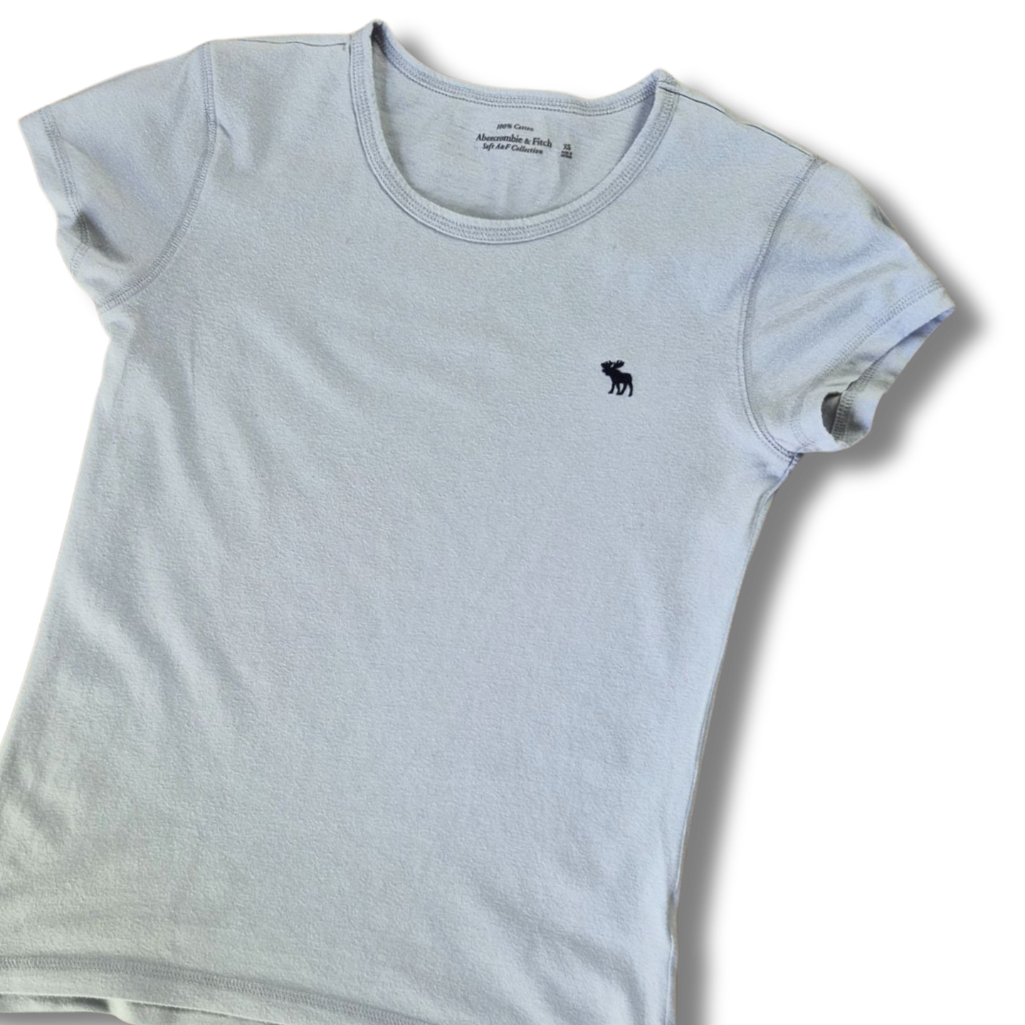 Abercrombie & Fitch világoskék női póló - XS