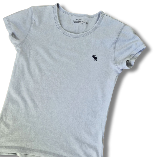 Abercrombie & Fitch világoskék női póló - XS