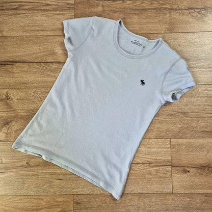Abercrombie & Fitch világoskék női póló - XS