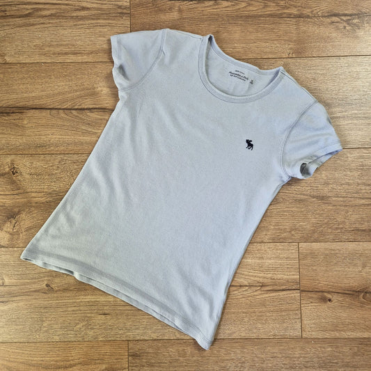 Abercrombie & Fitch világoskék női póló - XS