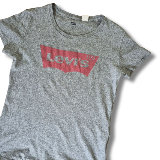 Levi's szürke női logós póló - S