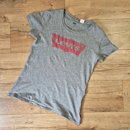 Levi's szürke női logós póló - S