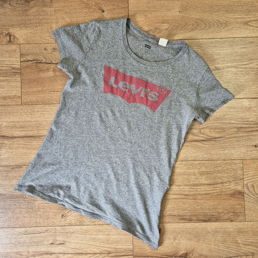 Levi's szürke női logós póló - S