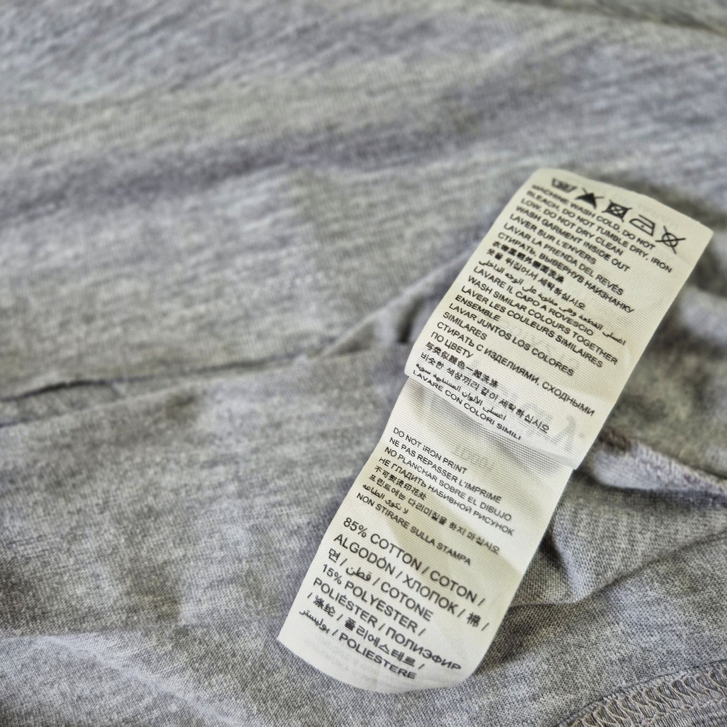 Superdry szürke melírozott női póló vintage nyomattal - L