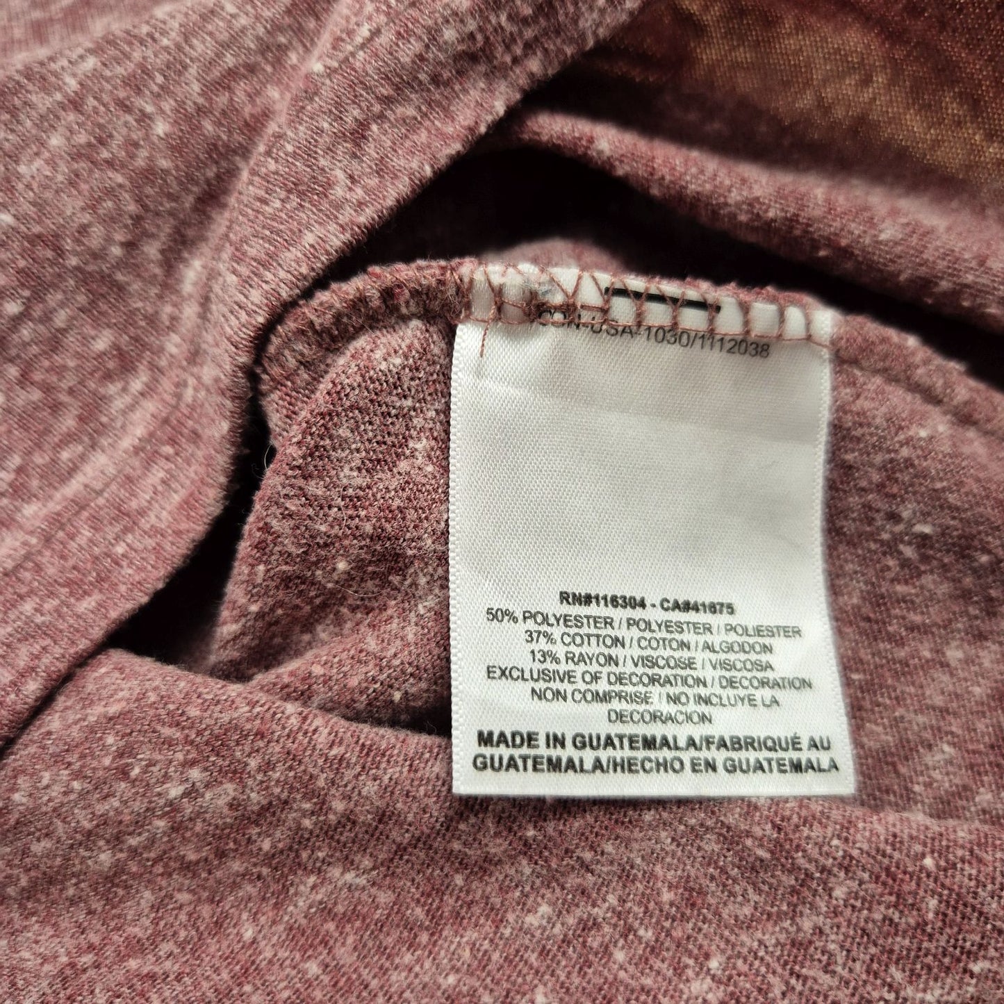 Converse bordó női póló - S