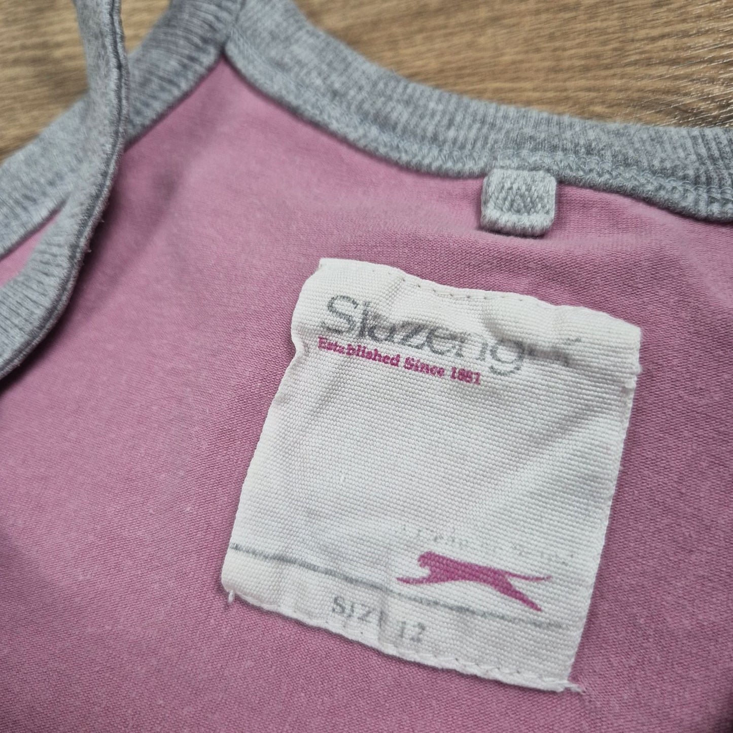 Slazenger feliratos rózsaszín női atléta - M