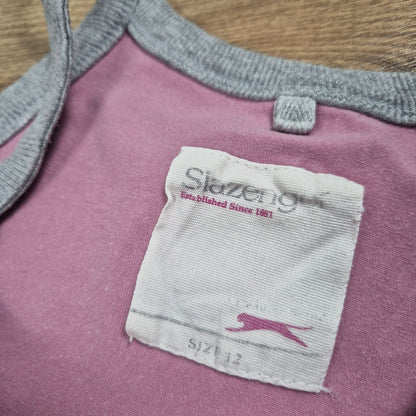 Slazenger feliratos rózsaszín női atléta - M