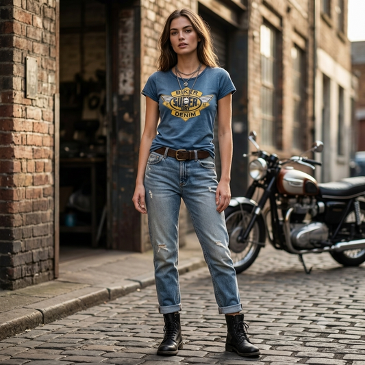 Superdry kék női póló - M