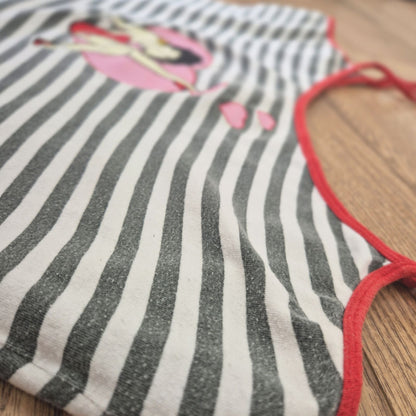 Vintage Betty Boop csíkos top - L