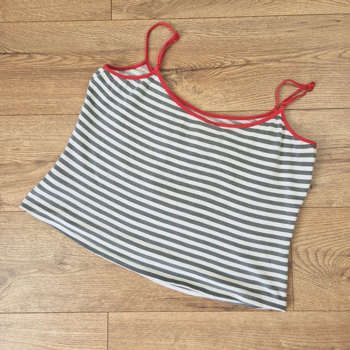 Vintage Betty Boop csíkos top - L