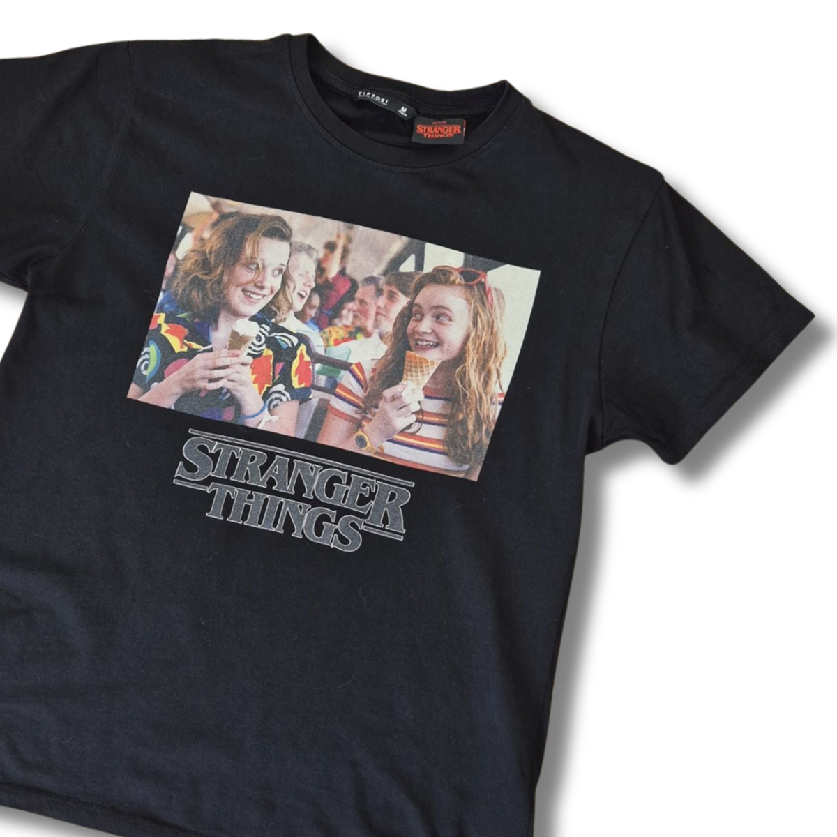 Tiffosi fekete női Stranger Things póló - M