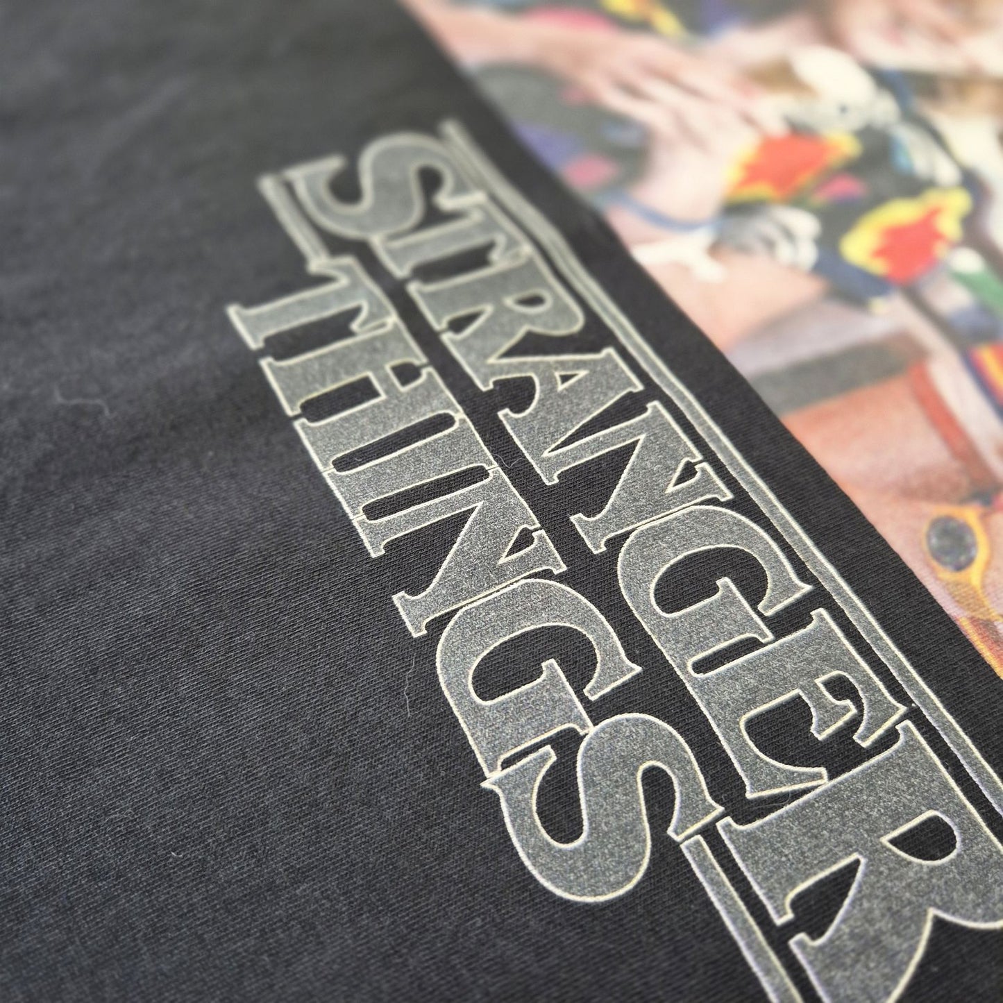 Tiffosi fekete női Stranger Things póló - M