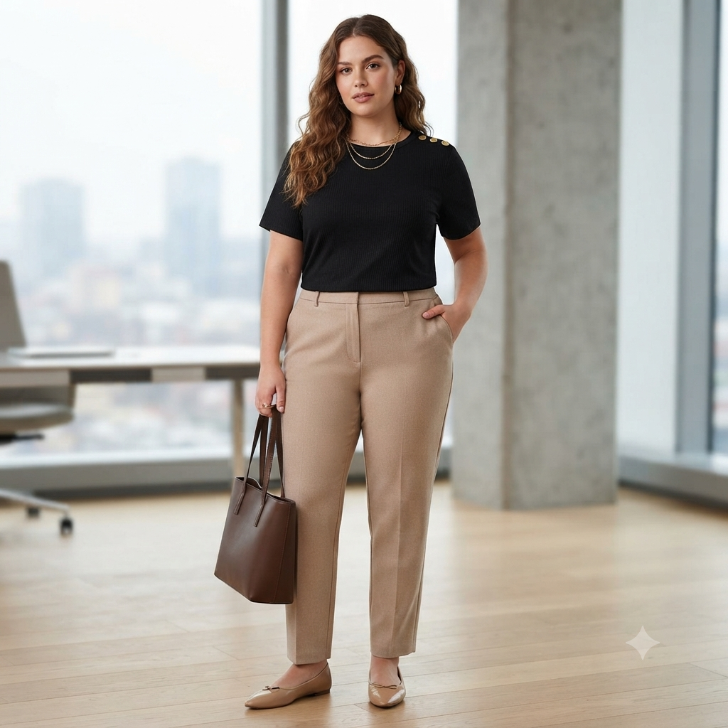 Kapalua fekete női blúz - 3XL
