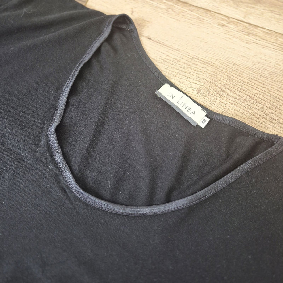In Linea fekete női alap póló - 48 / 2XL