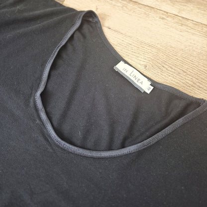 In Linea fekete női alap póló - 48 / 2XL