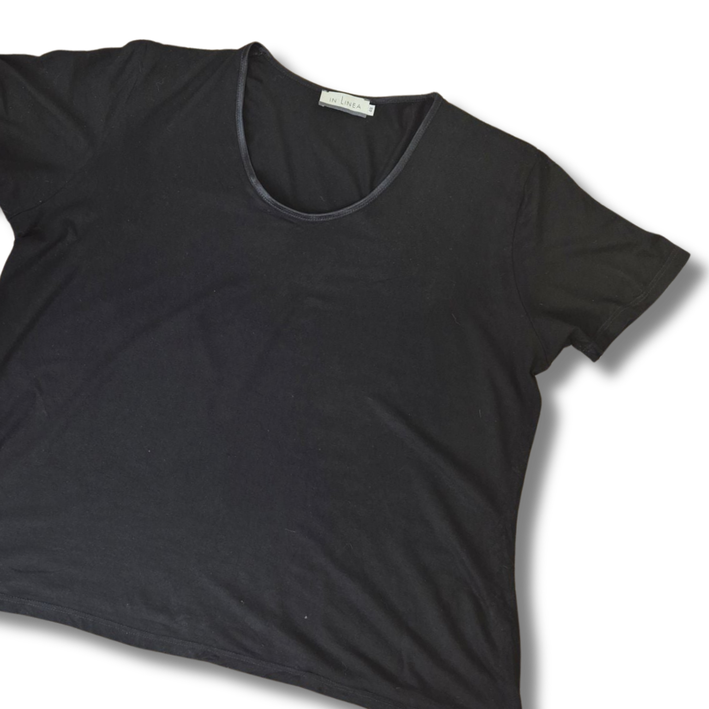 In Linea fekete női alap póló - 48 / 2XL