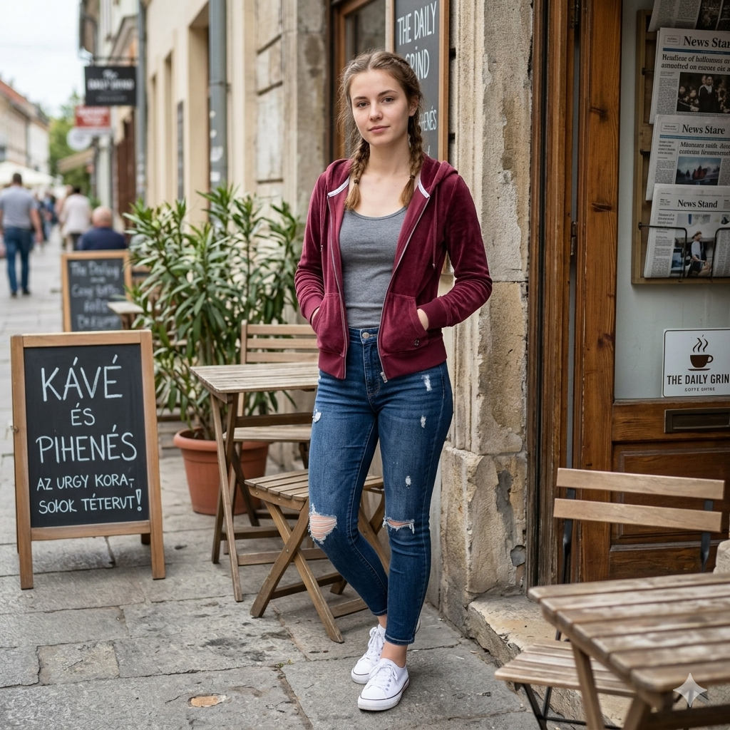 Hollister velúr cipzáras felső - S
