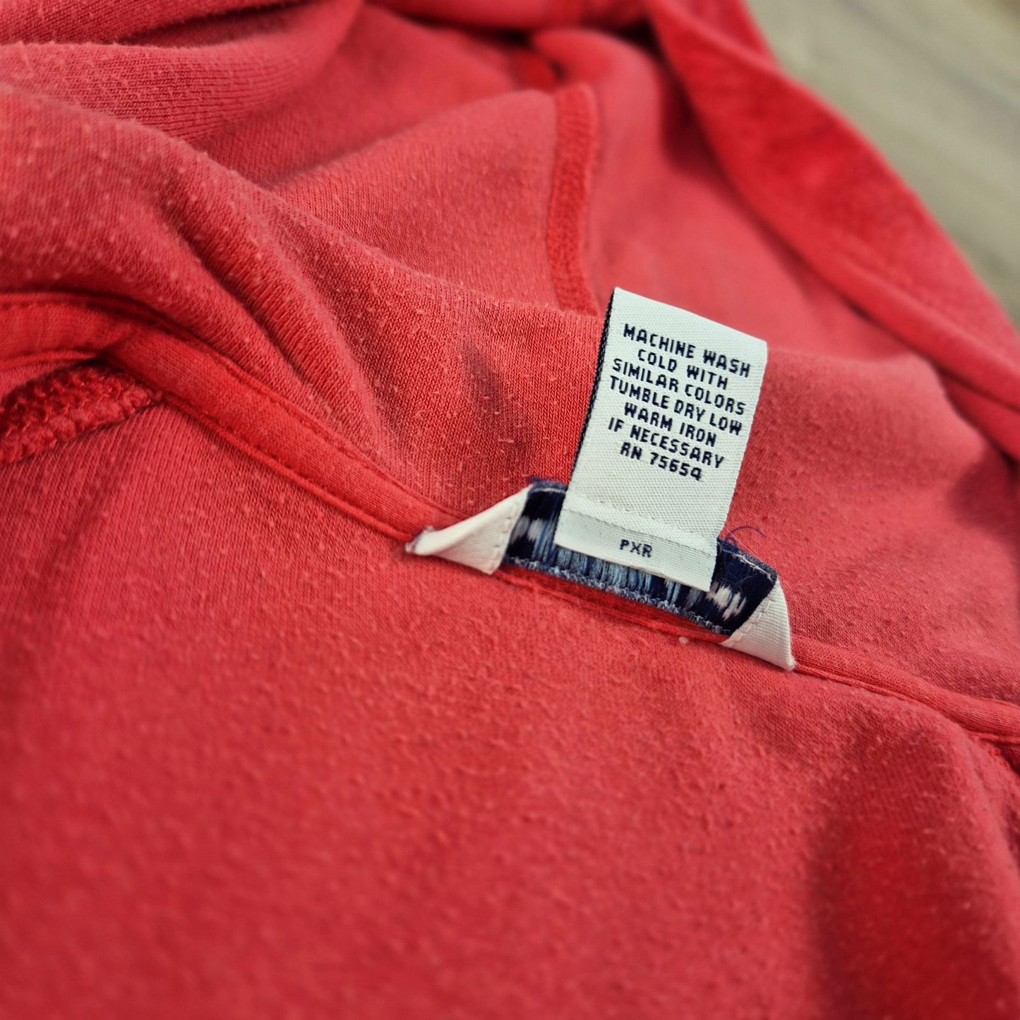 Abercrombie & Fitch piros női kapucnis frottír felső - M