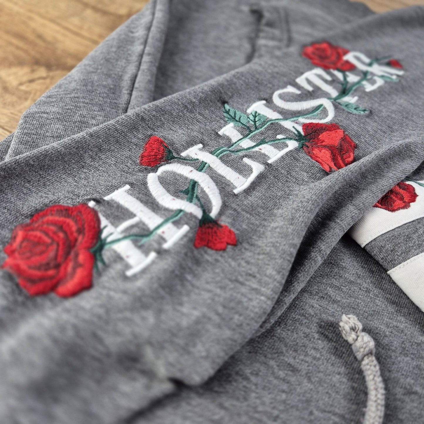 Hollister szürke női kapucnis pulóver - M