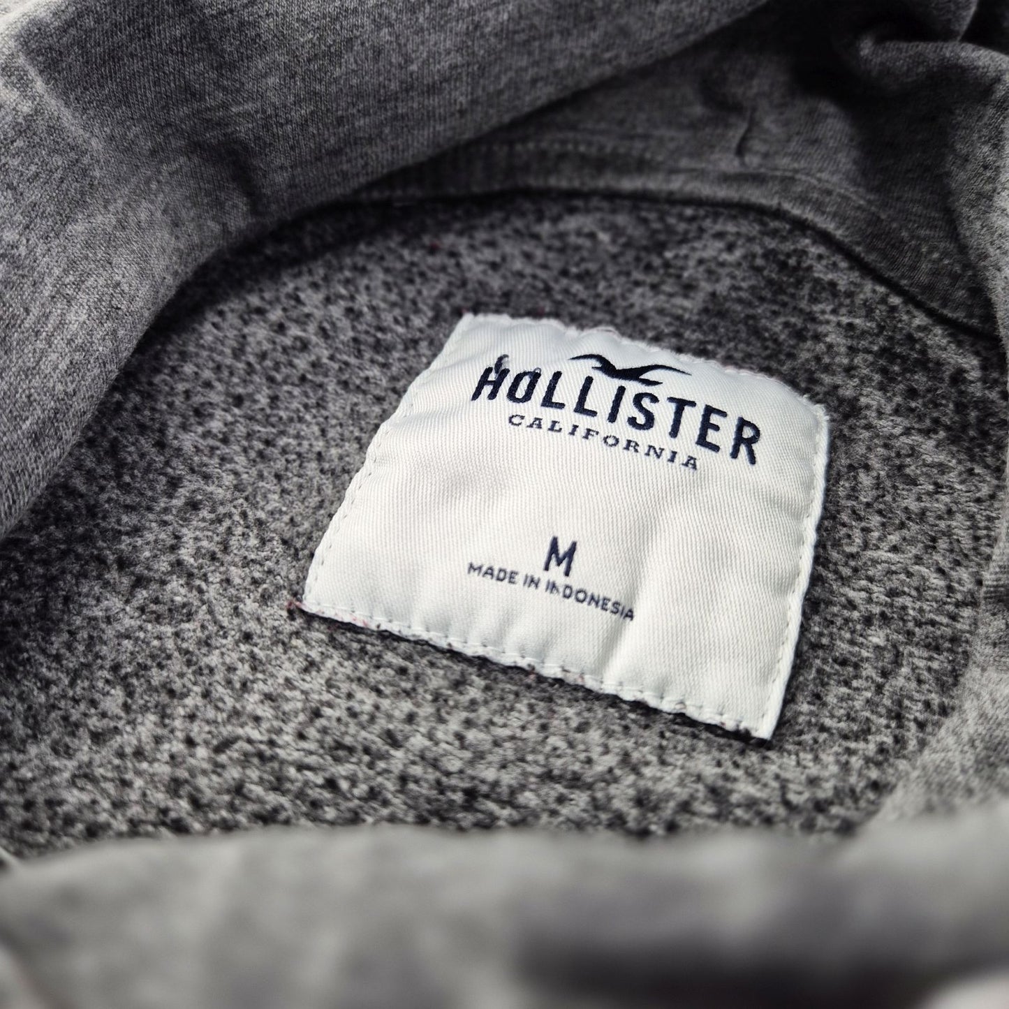 Hollister szürke női kapucnis pulóver - M