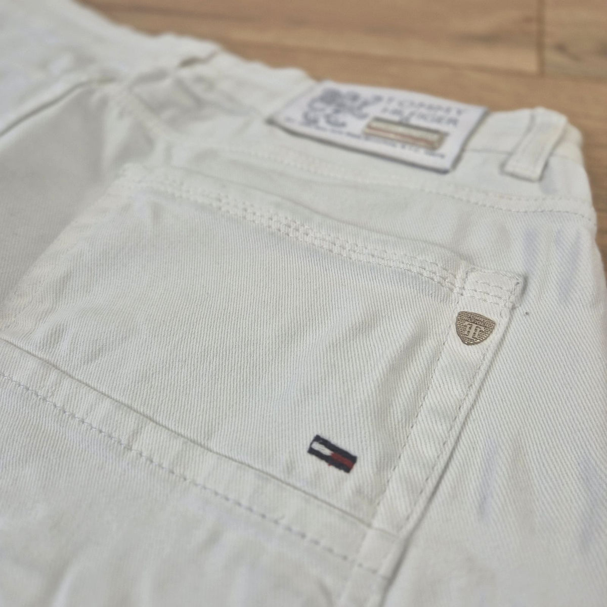 Tommy Hilfiger fehér női farmer nadrág - L