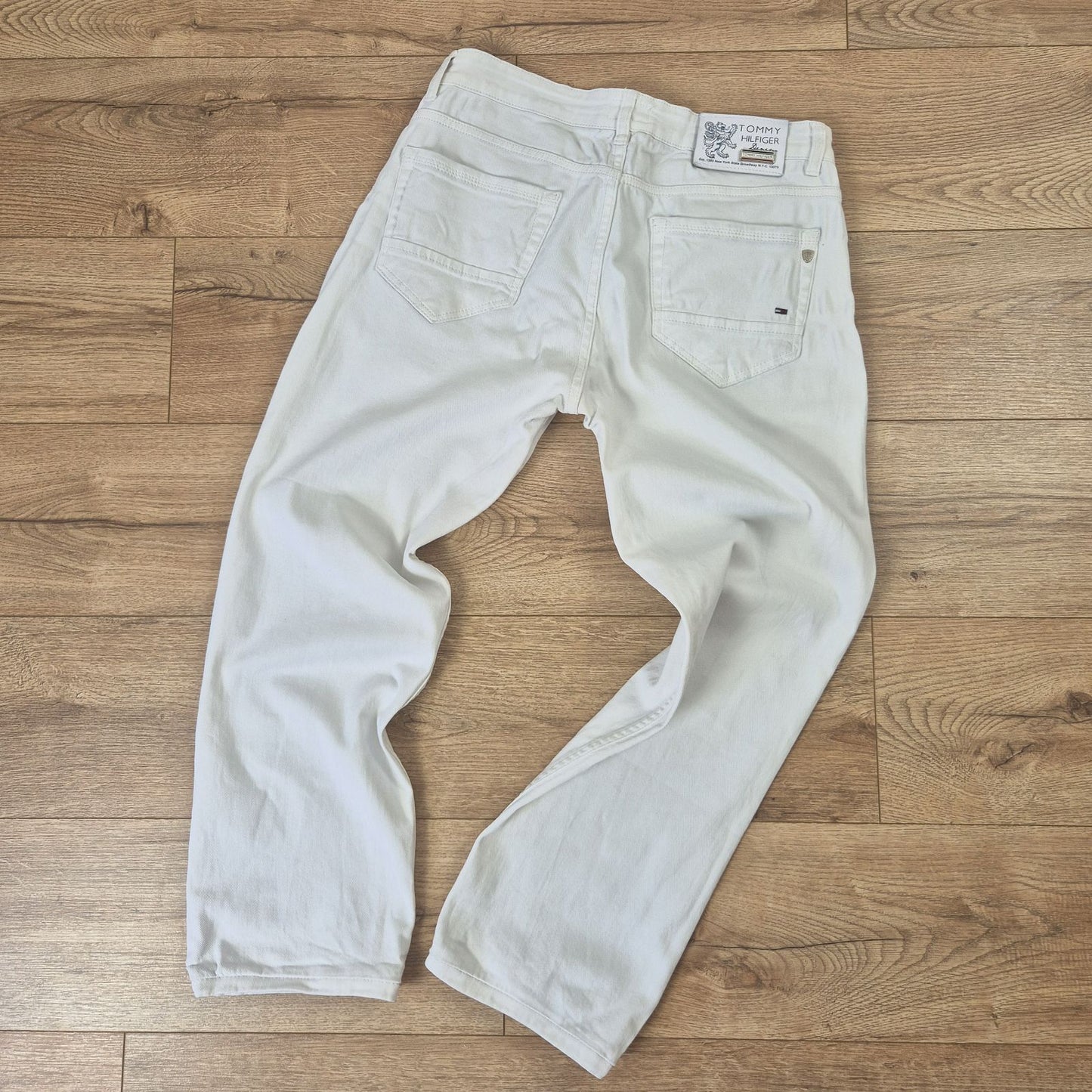 Tommy Hilfiger fehér női farmer nadrág - L