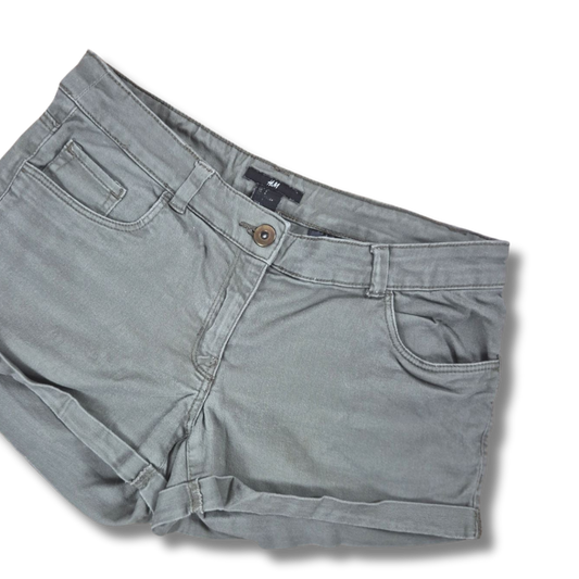 H&M Olajzöld farmer rövidnadrág - 34 (S)