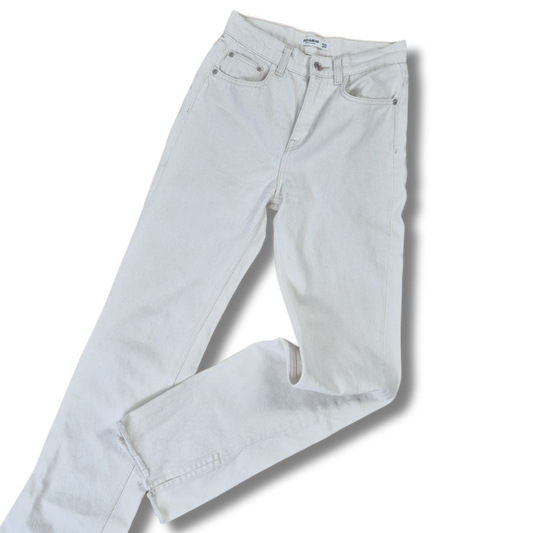 Pull&Bear ekrü női farmernadrág - S