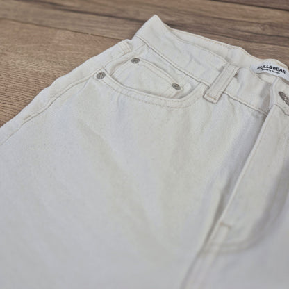 Pull&Bear ekrü női farmernadrág - S