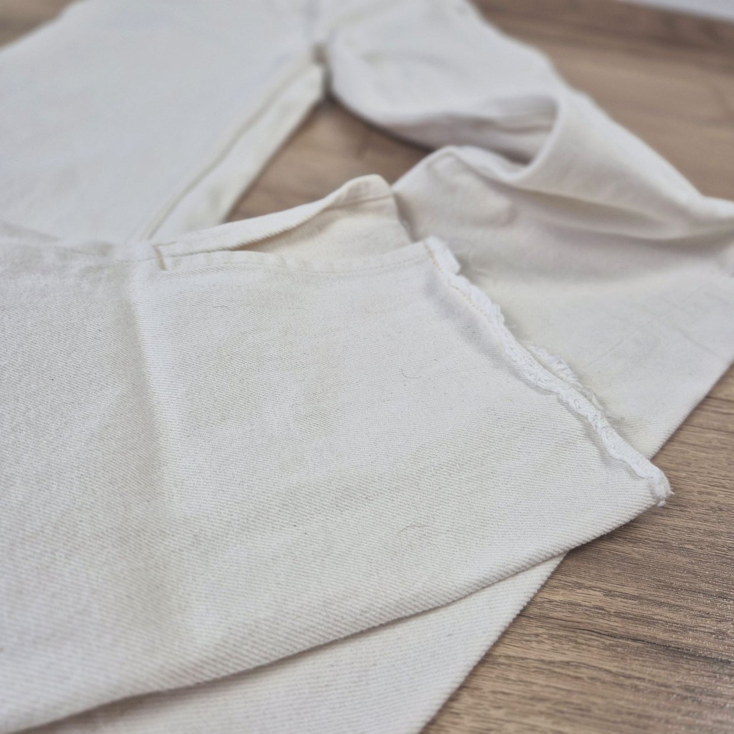 Pull&Bear ekrü női farmernadrág - S