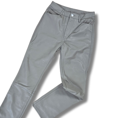 H&M bézs női műbőr nadrág - XS