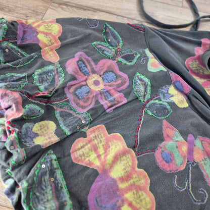 Desigual mintás női ruha strasszokkal - S