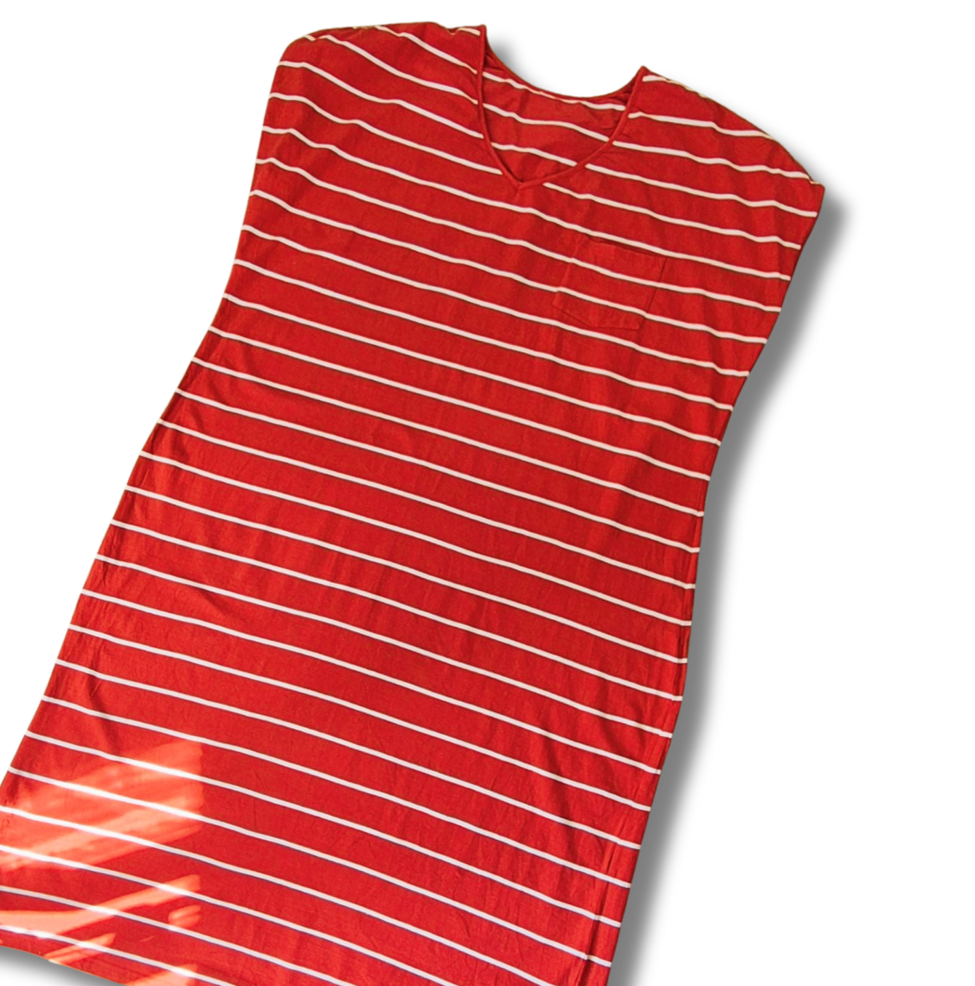 Piros női maxi ruha - 3XL