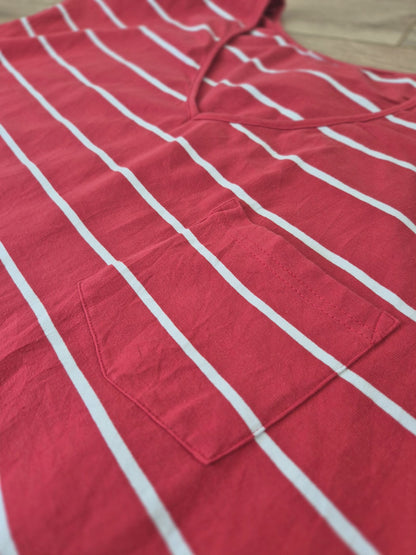 Piros női maxi ruha - 3XL