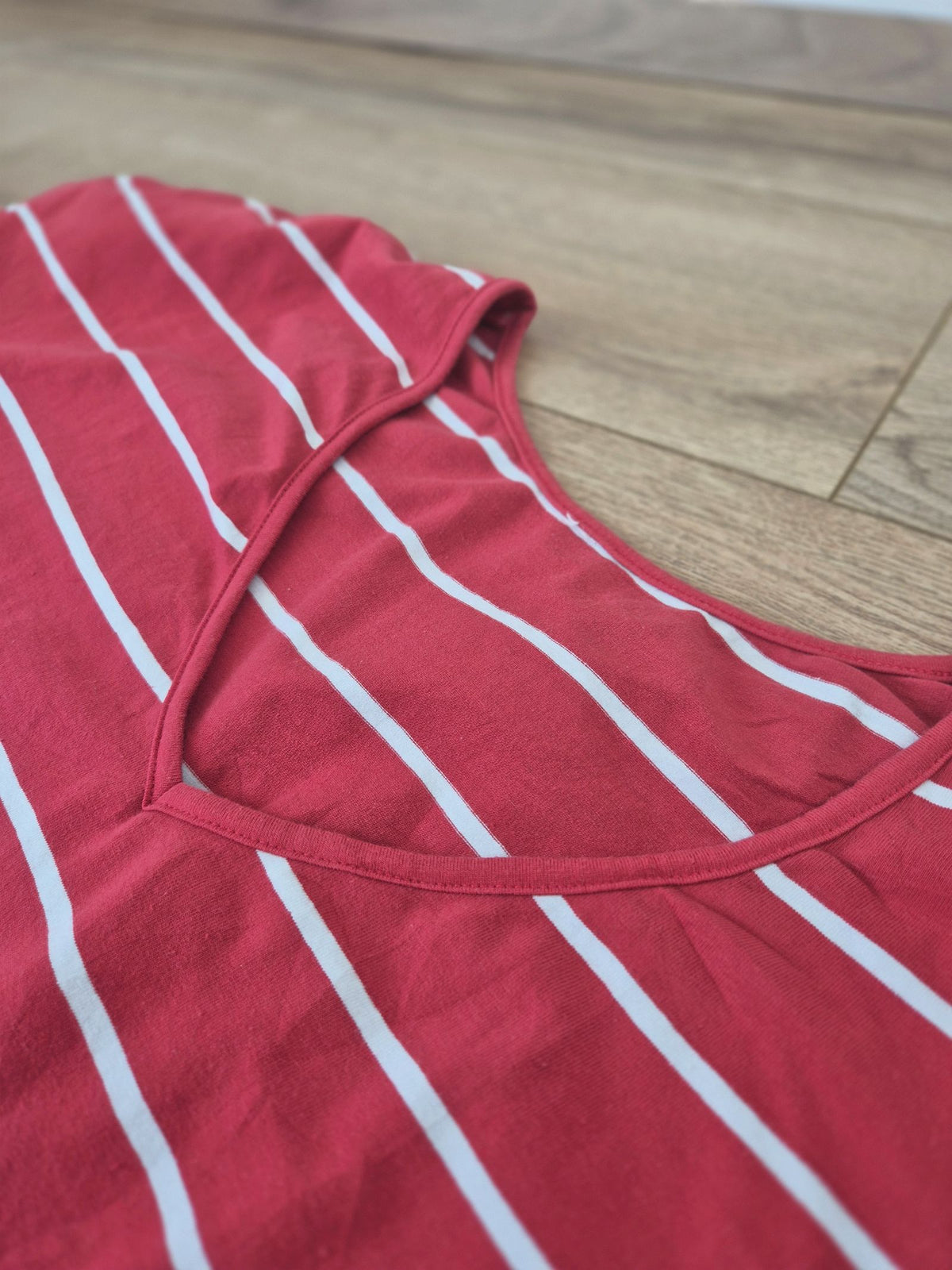 Piros női maxi ruha - 3XL