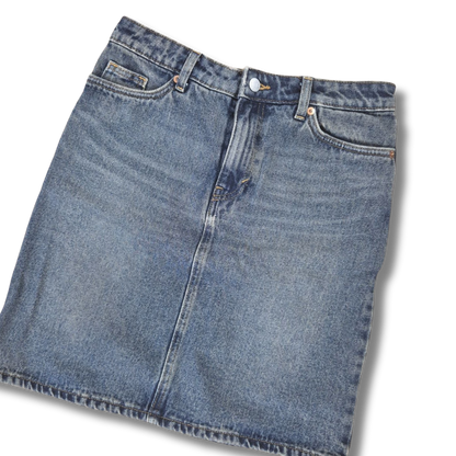 Monki kék női farmer miniszoknya - XS