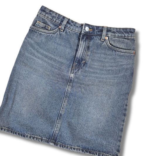 Monki kék női farmer miniszoknya - XS