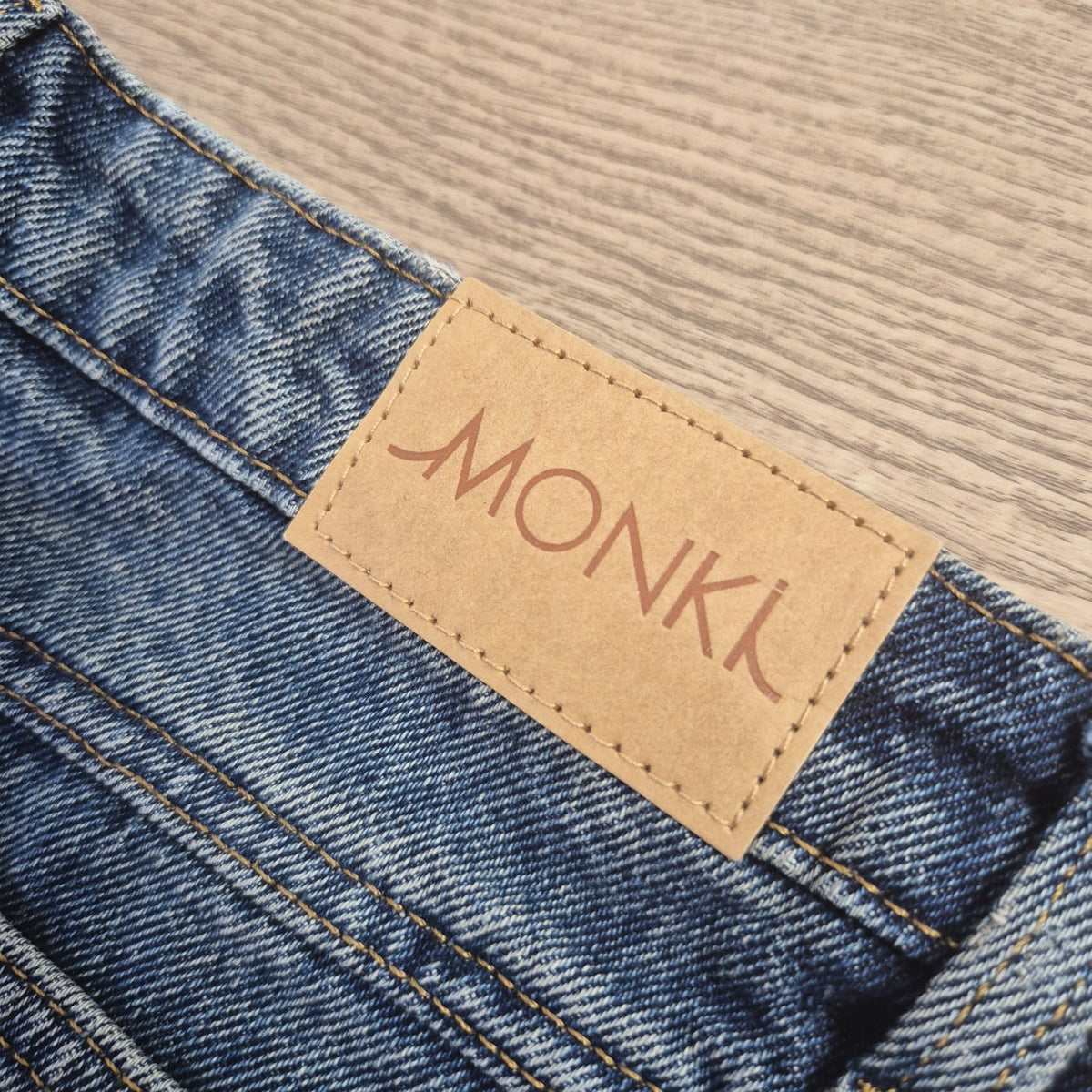 Monki kék női farmer miniszoknya - XS