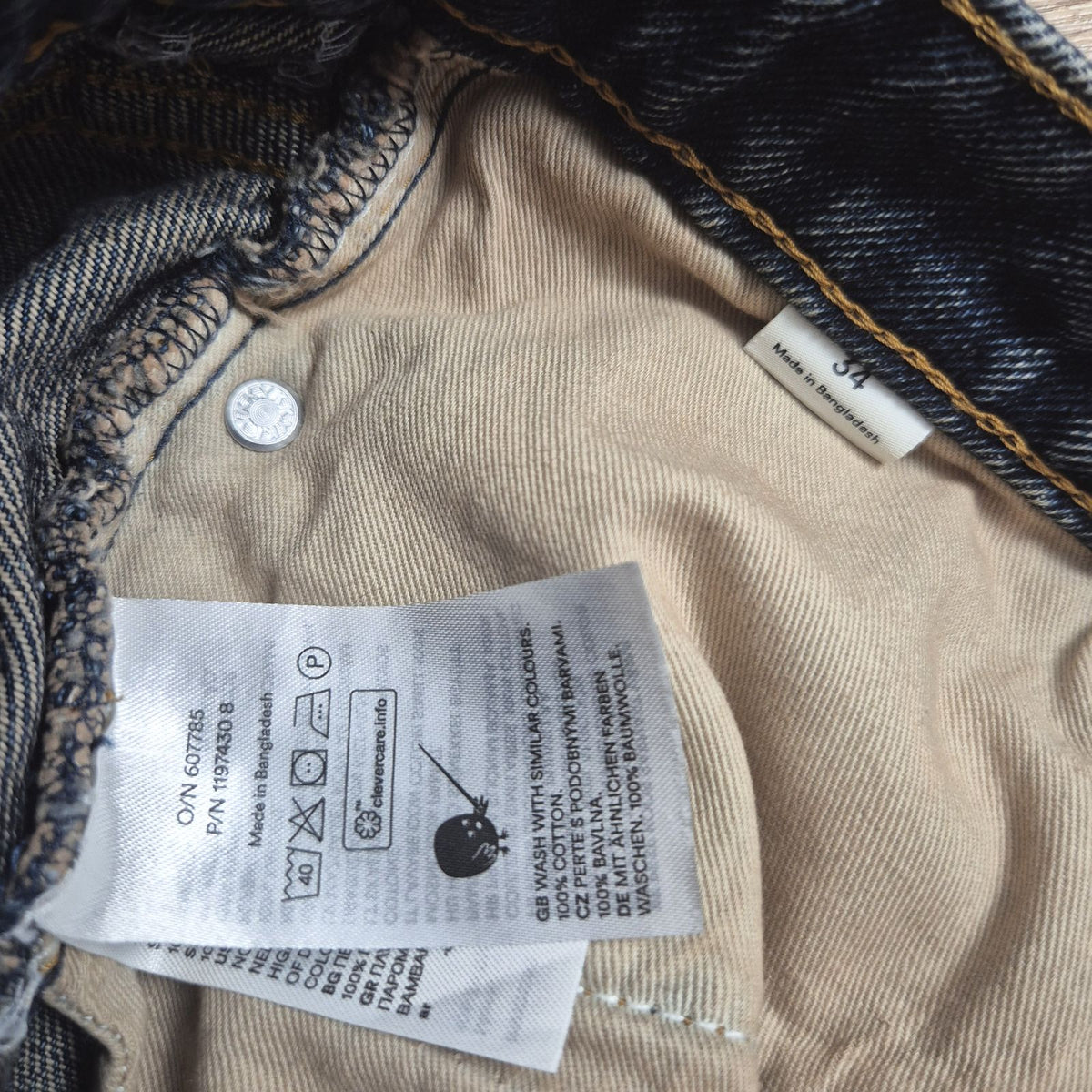 Monki kék női farmer miniszoknya - XS