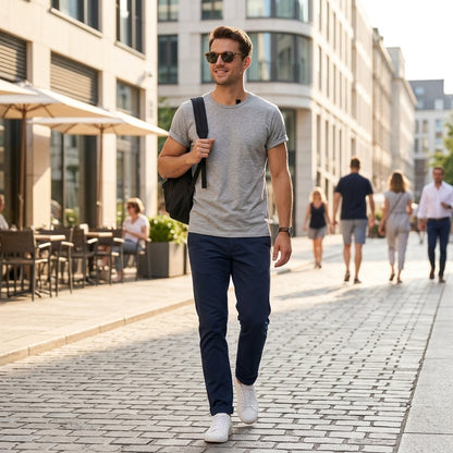 H&M krém férfi póló - M
