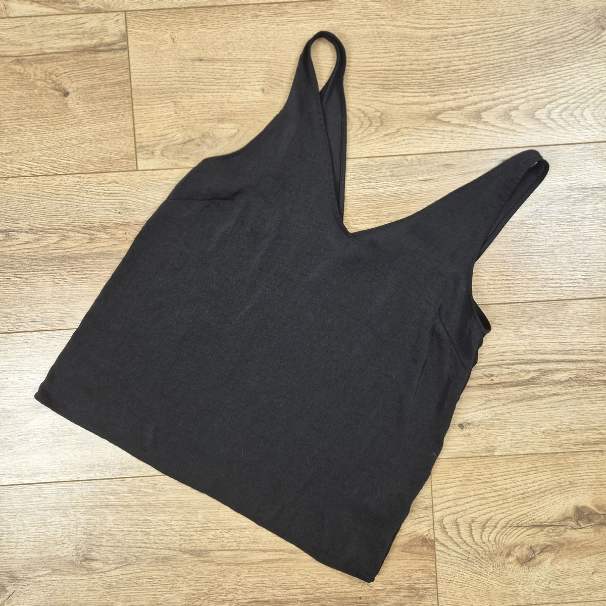 H&M fekete női top - S