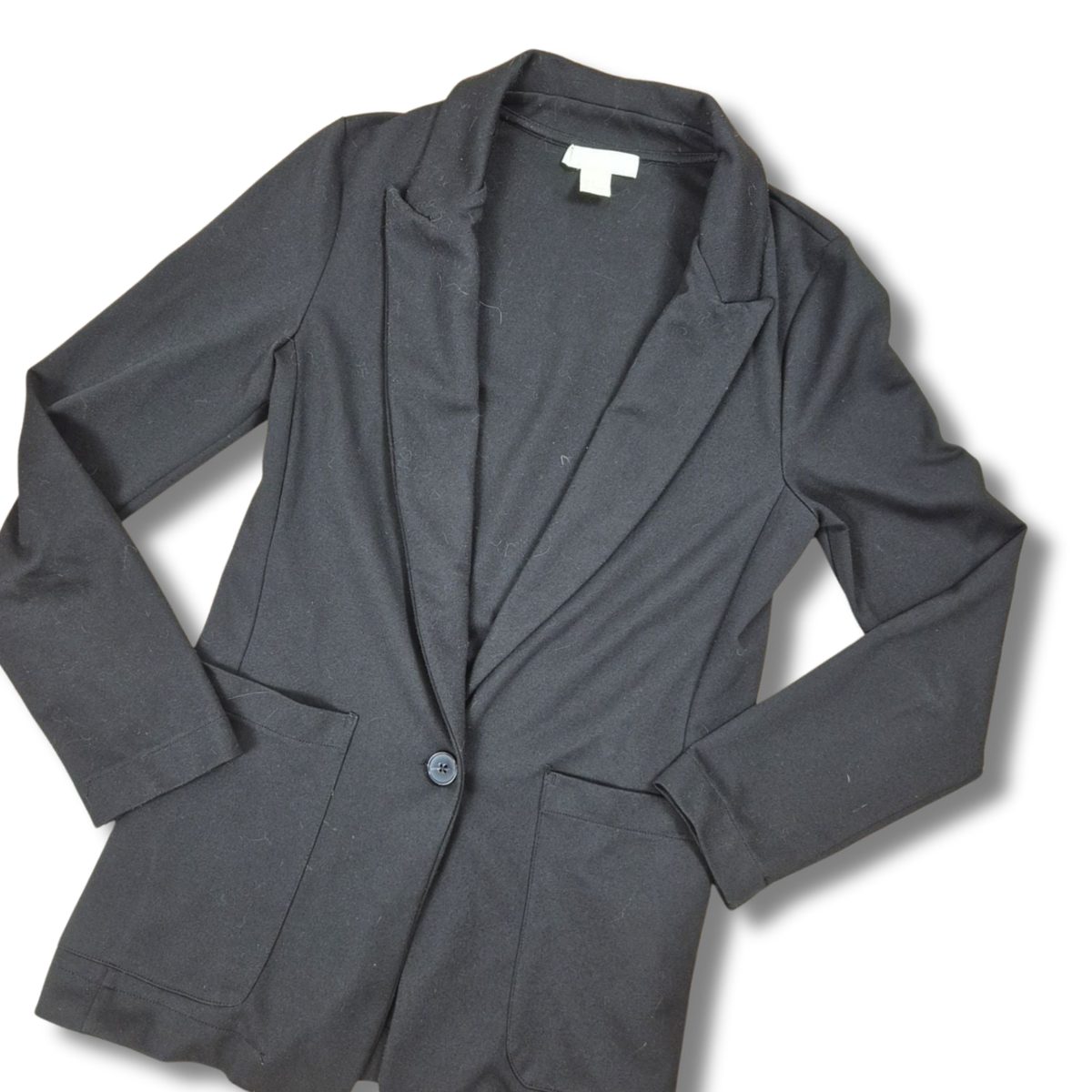 H&M fekete gombos női blézer - XS (EUR 34)