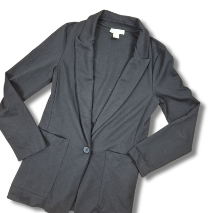 H&M fekete gombos női blézer - XS (EUR 34)