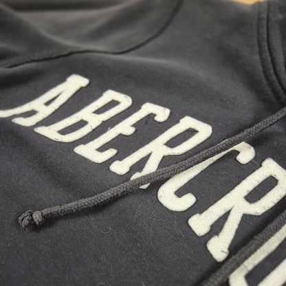 Abercrombie & Fitch fekete női kapucnis pulóver - S