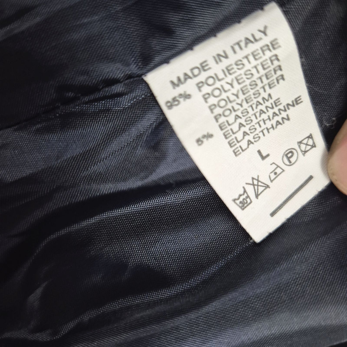 Made in Italy sötétkék női blézer - L