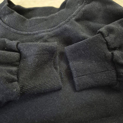 Pull&Bear fekete női laza crop pulóver - XS