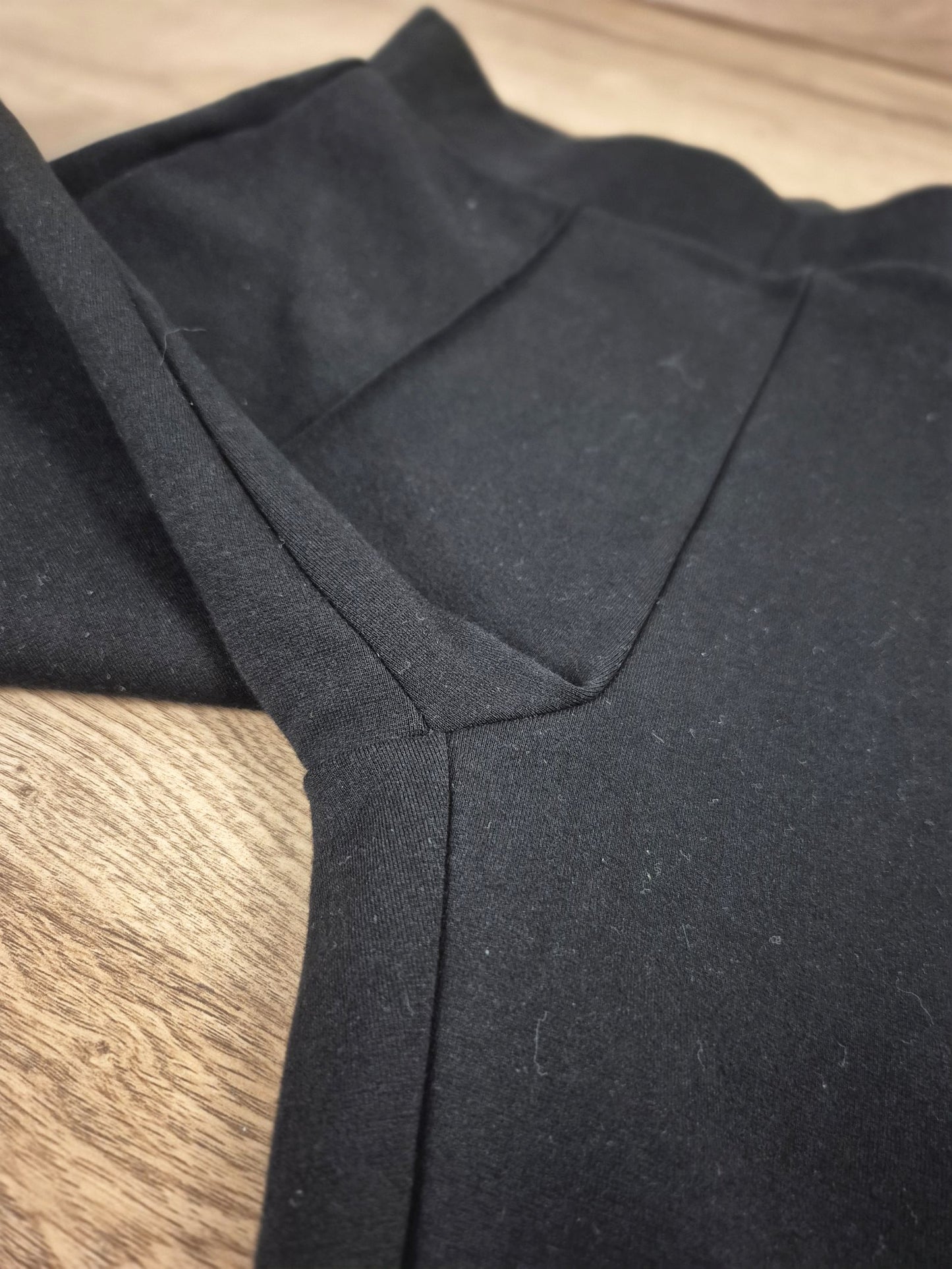 Esmara fekete élvarrott talpalós leggings - M (40/42)