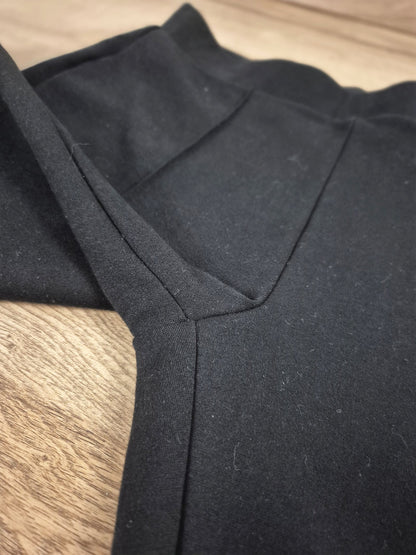 Esmara fekete élvarrott talpalós leggings - M (40/42)