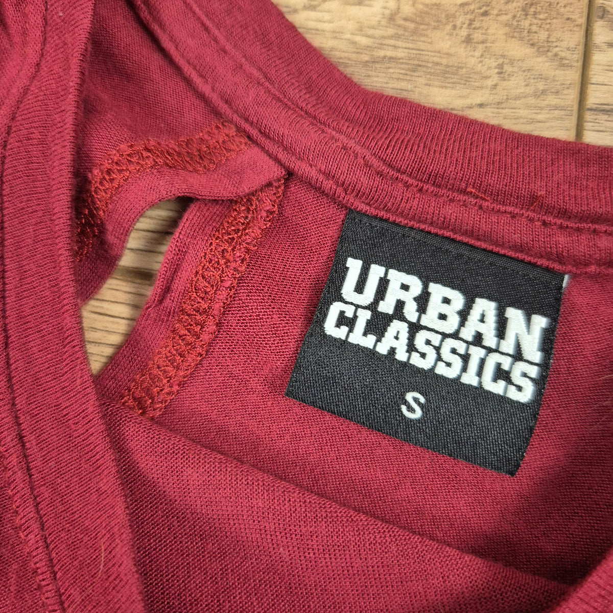 Urban Classics bordó női ujjatlan felső - S