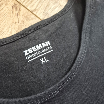 Zeeman fekete férfi póló - XL